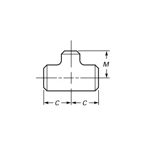 Alın Kaynak Azaltıcı Tee