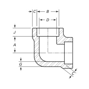 Dövme 90 Derece Dişli Dirsek